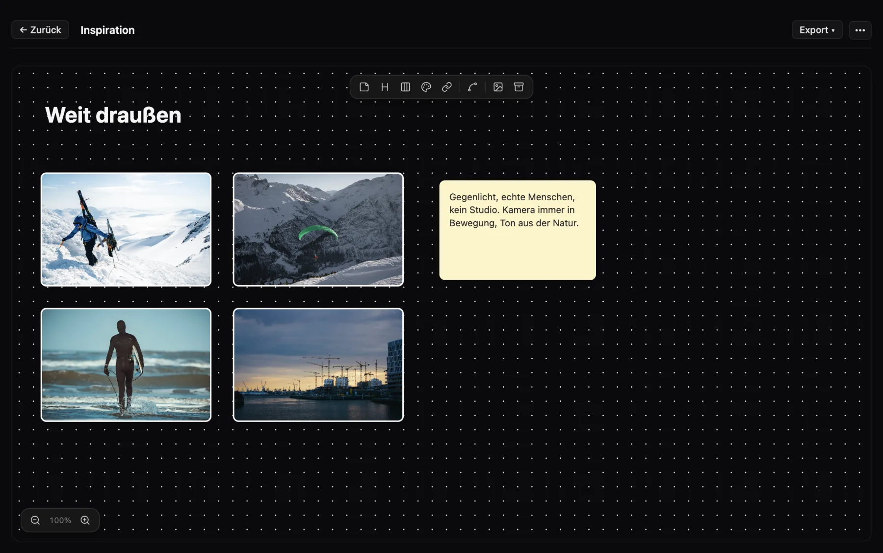 Cinedash Inspoboard